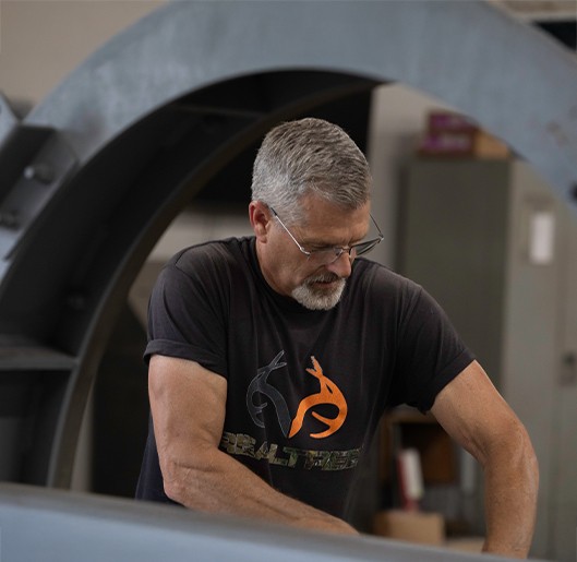 Man Working at The Champion GSE